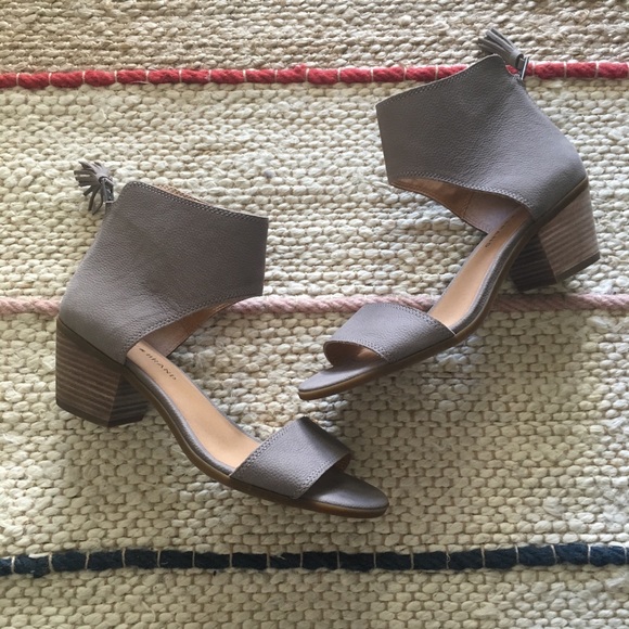 Lucky Brand Shoes - Lucky Brand Barbina Low Heel Ankle Strap Sandals